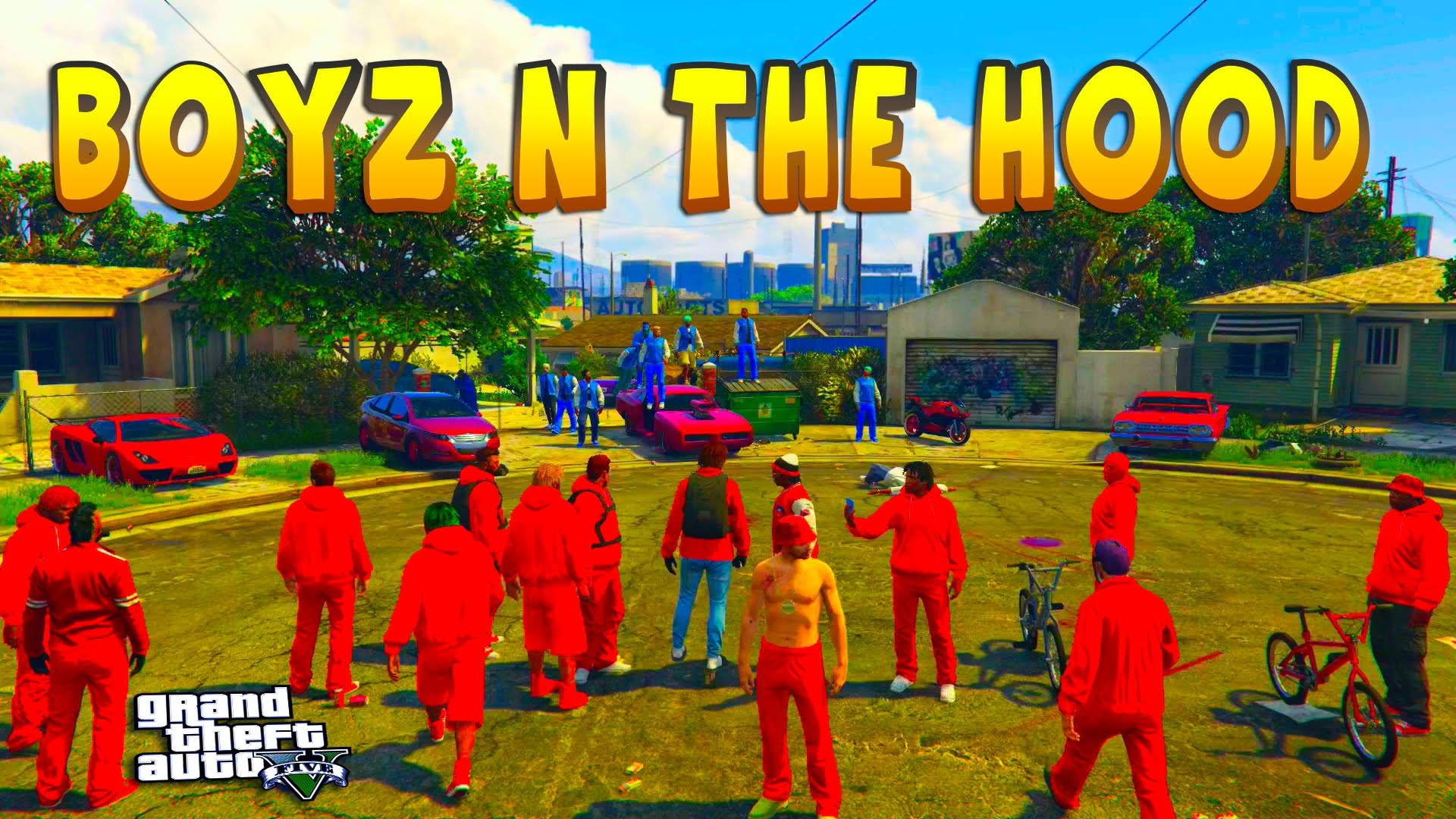 Bloods Vs Crips Resume Gta 5 Online Boyz N The Hood - Bloods Vs Crips Gta 5 , HD Wallpaper & Backgrounds