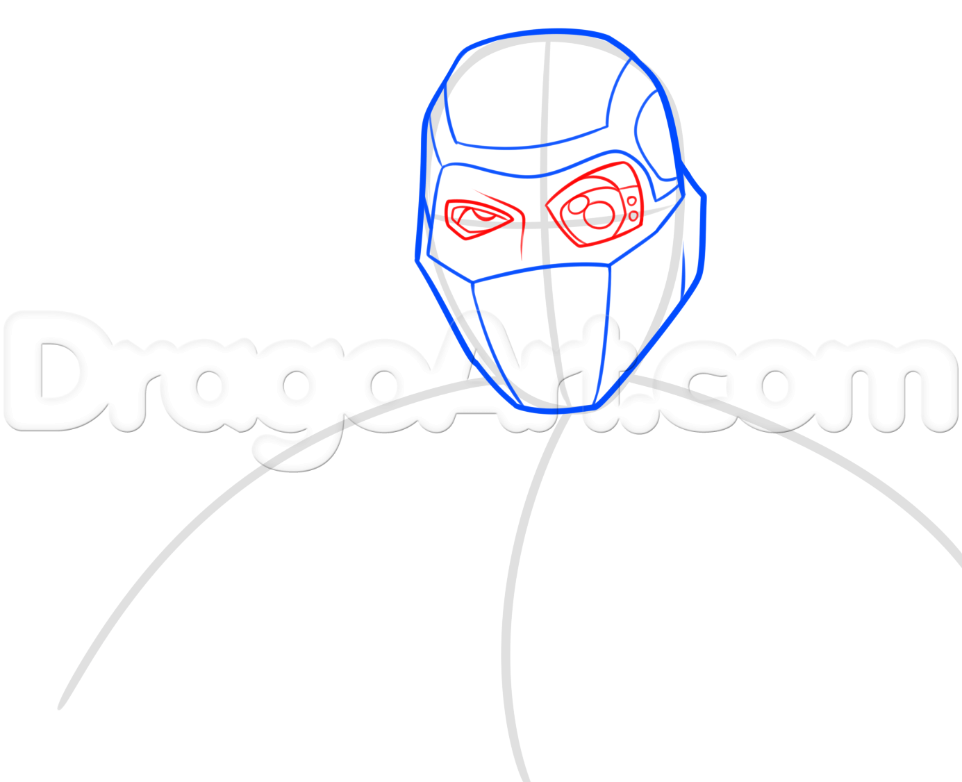 How To Draw Deadshot From Suicide Squad Step , HD Wallpaper & Backgrounds