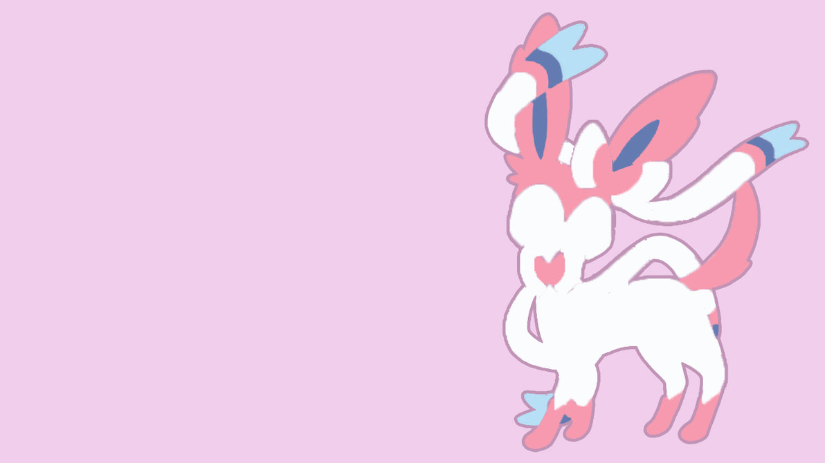 Sylveon Picture On High Resolution Wallpaper - Cartoon , HD Wallpaper & Backgrounds
