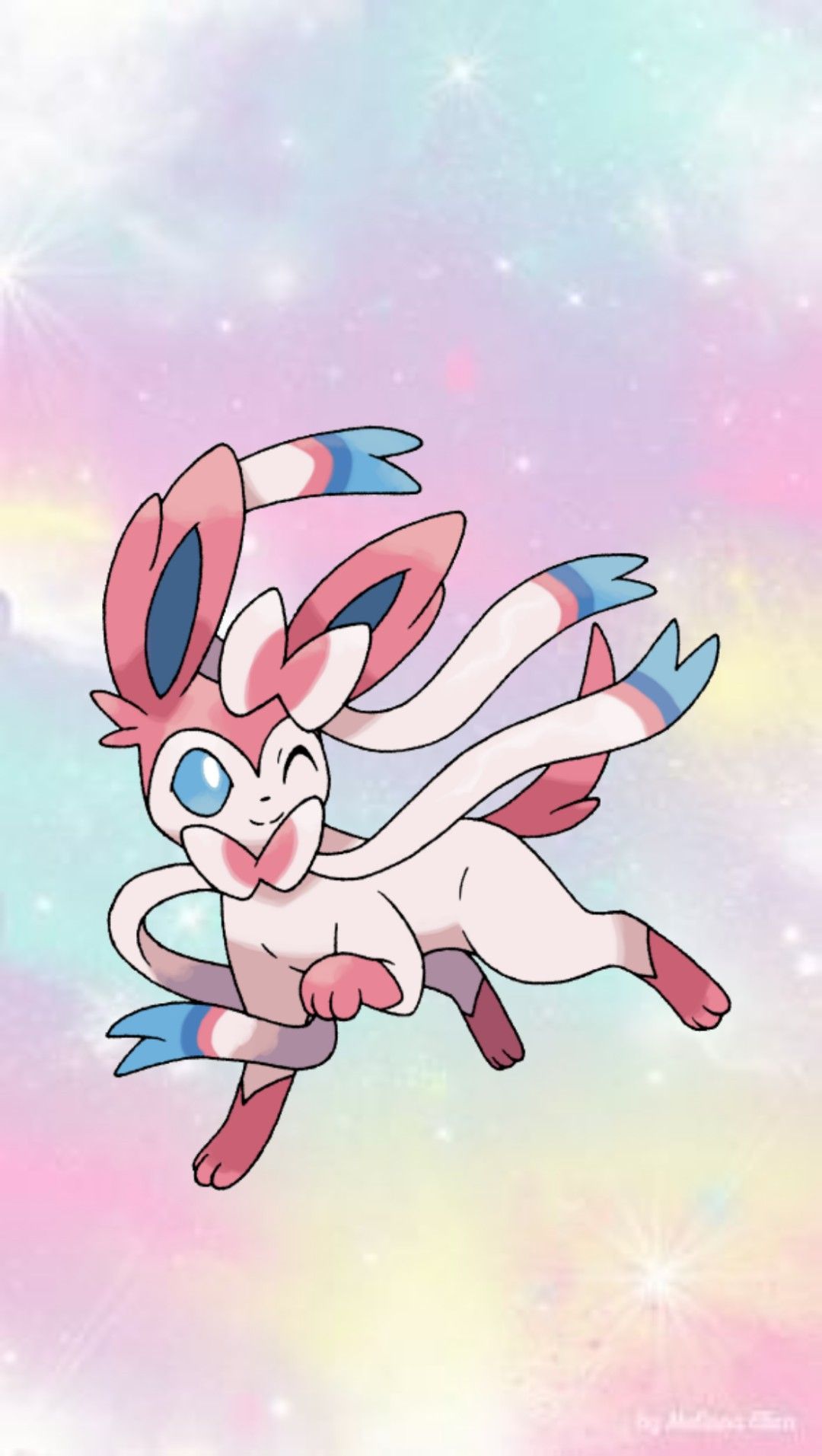 Sylveon Wallpaper - Madoka Eevee , HD Wallpaper & Backgrounds