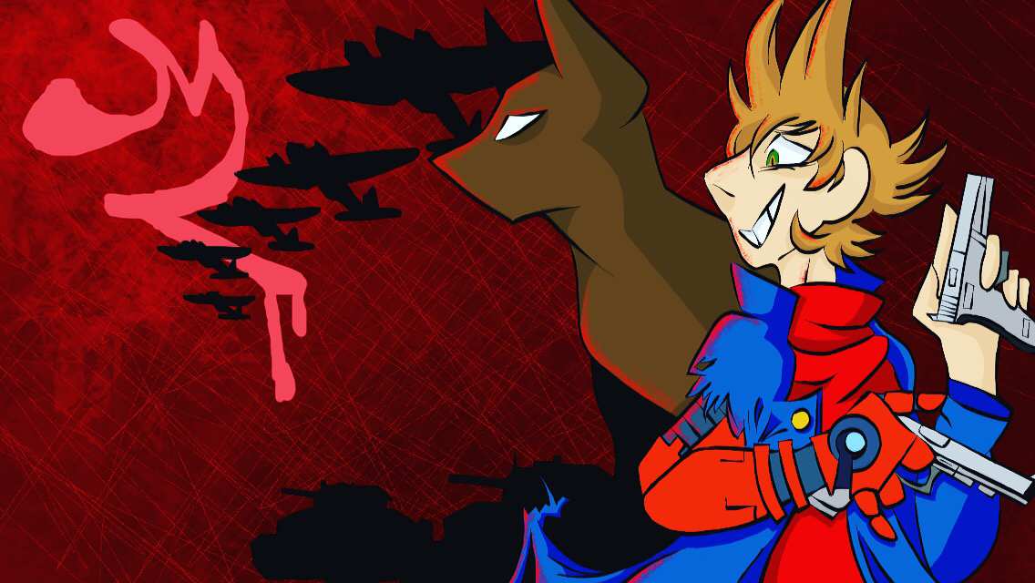 My Redsona For Eddsworld The Red Army - Red Army Eddsworld , HD Wallpaper & Backgrounds