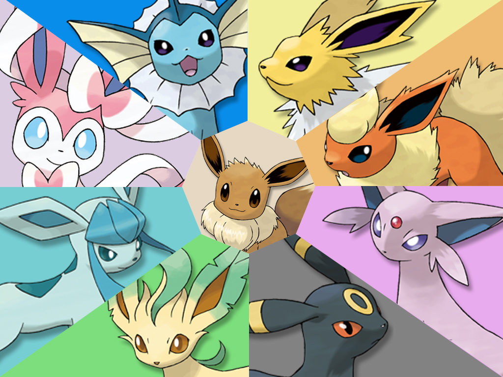 - Eevee Wallpaper - Eevee E As Evoluções , HD Wallpaper & Backgrounds