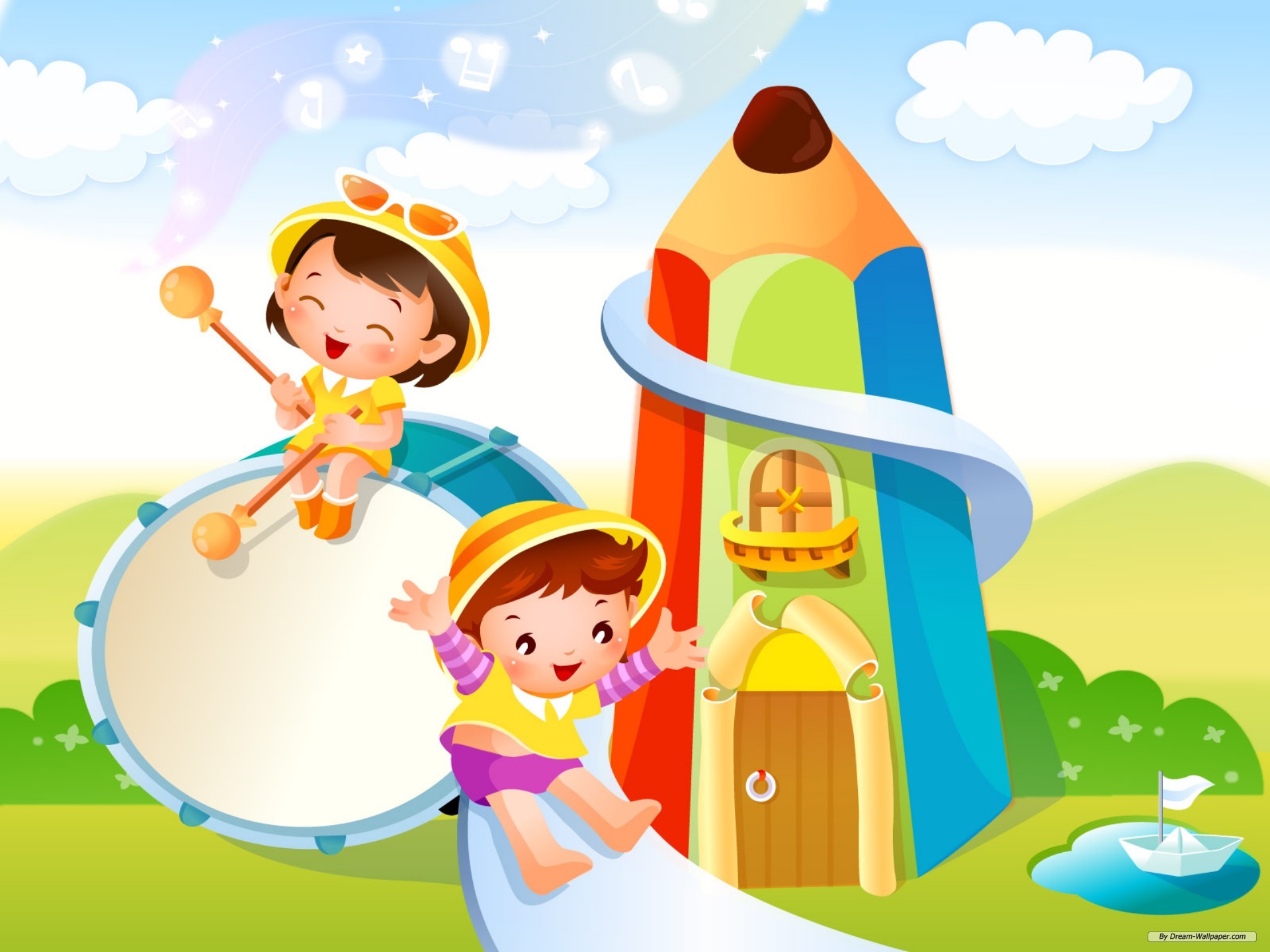 Vector Children Hd Photo - School Children , HD Wallpaper & Backgrounds