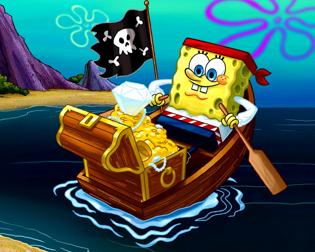 Pirate Spongebob And Patrick , HD Wallpaper & Backgrounds