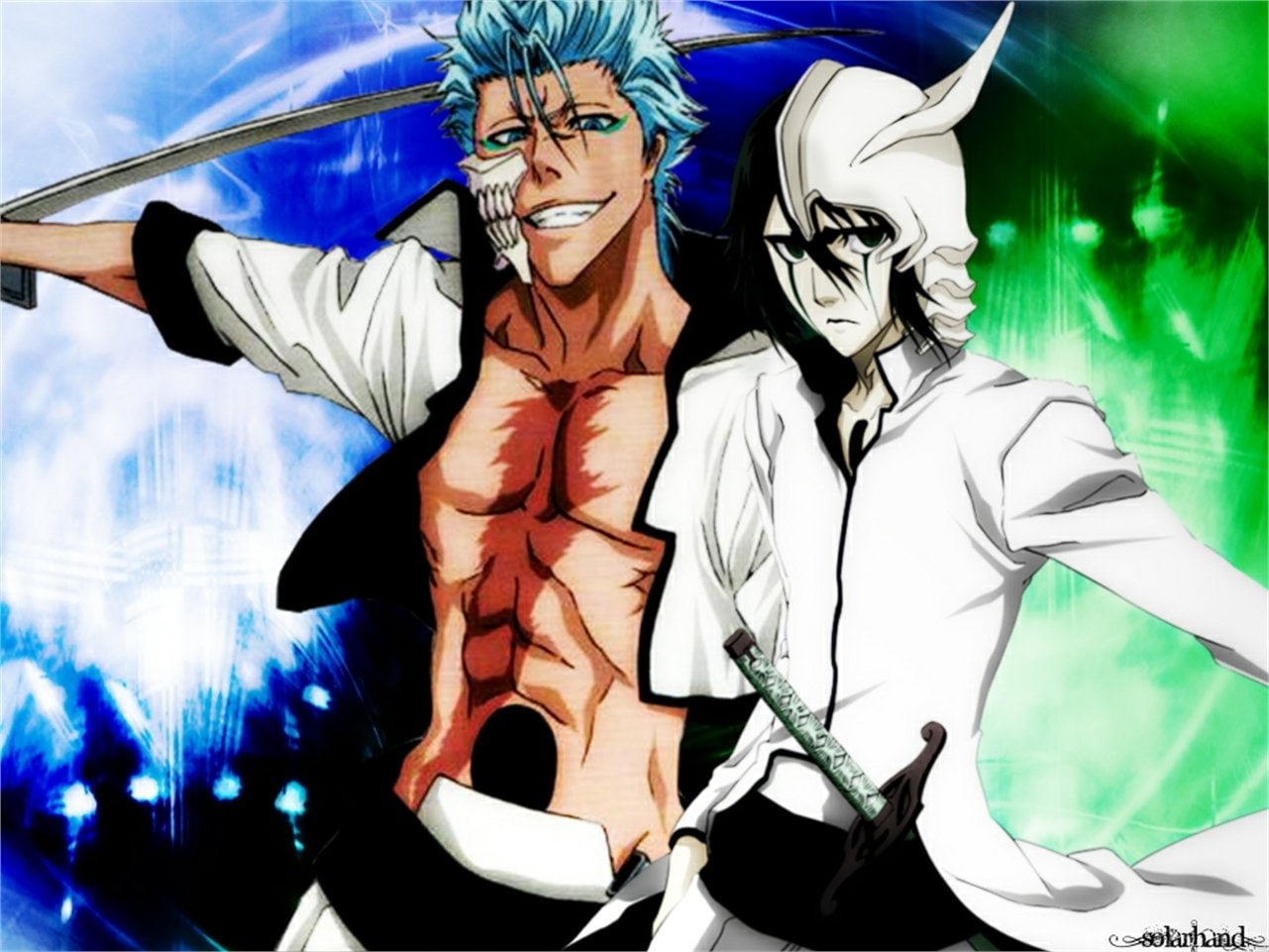 Download Bleach, Grimmjow Jaegerjaquez, Ulquiorra Cifer - Grimmjow ...