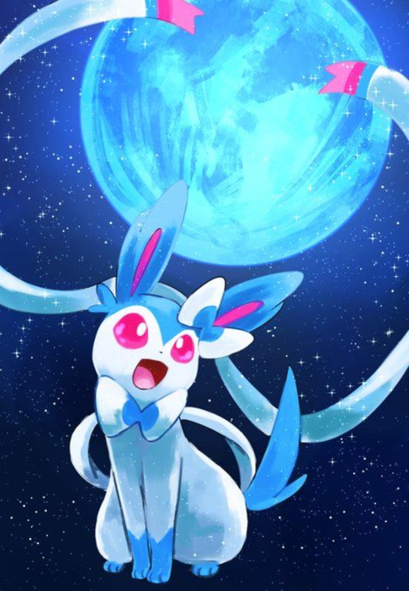 Sylveon Wallpapers 4k Hd Source - Shiny Sylveon , HD Wallpaper & Backgrounds