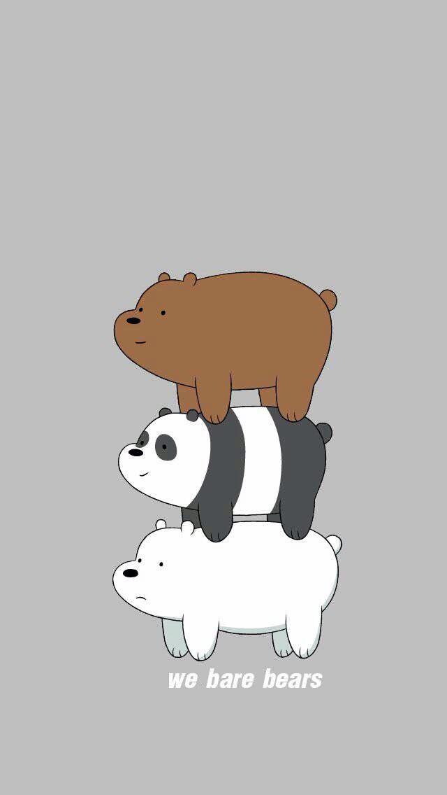 I Wallpaper, Cartoon Wallpaper, Cute Wallpapers, We - We Bare Bears Lockscreen , HD Wallpaper & Backgrounds