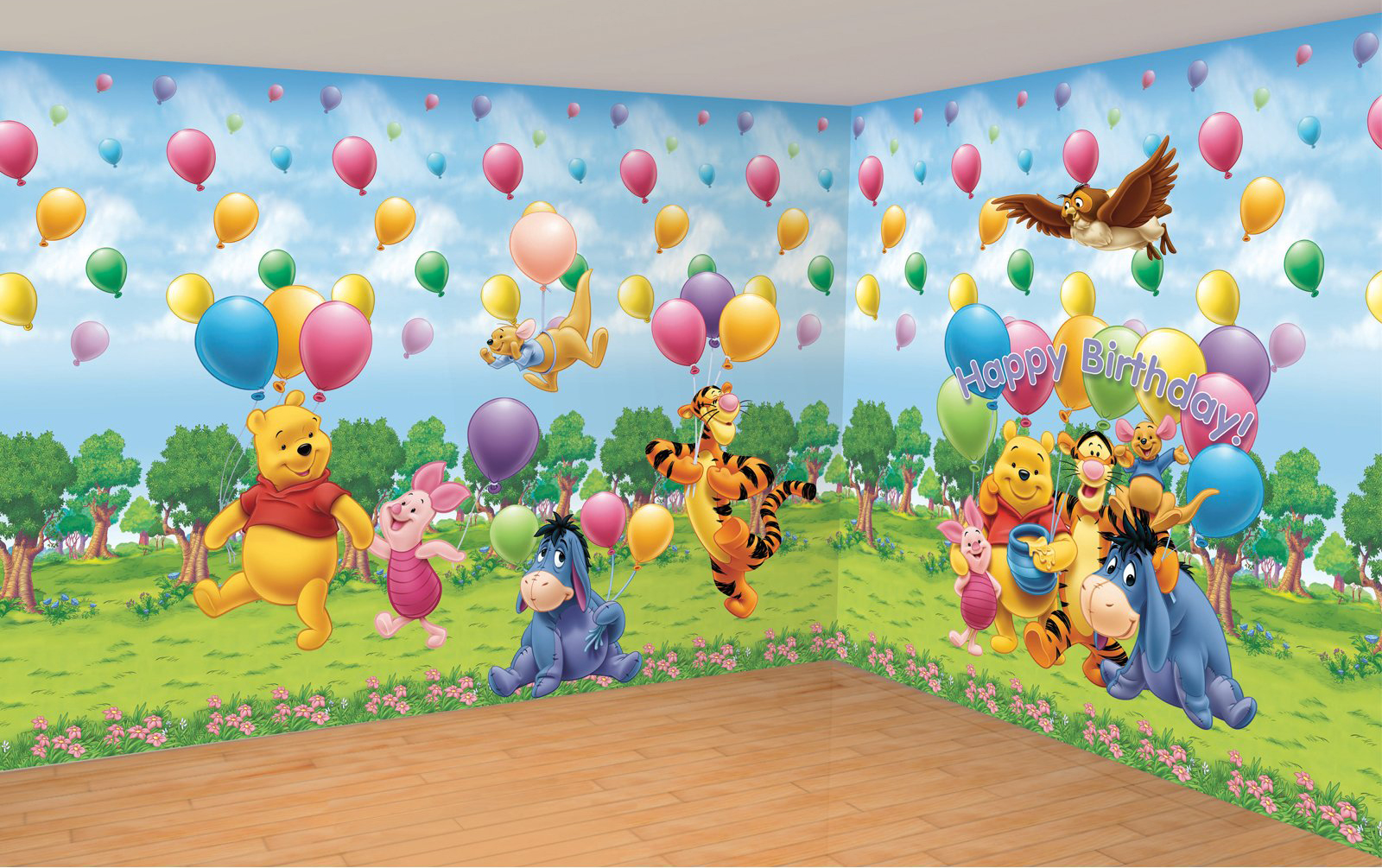 Winnie The Pooh Wallpaper For Room , HD Wallpaper & Backgrounds