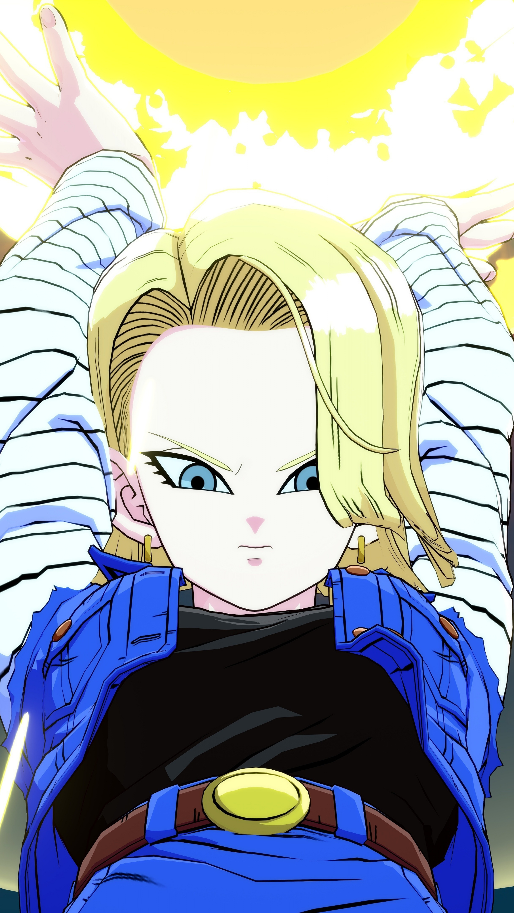 Android 18, Dragon Ball Fighterz, Anime Girl, Wallpaper - Dragonball Wallpaper Android 18 , HD Wallpaper & Backgrounds