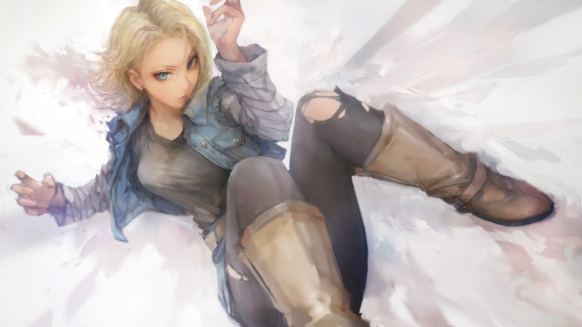 Android 18, Dragon Ball Z, Anime Girls Wallpapers Hd - Android 18 Background , HD Wallpaper & Backgrounds