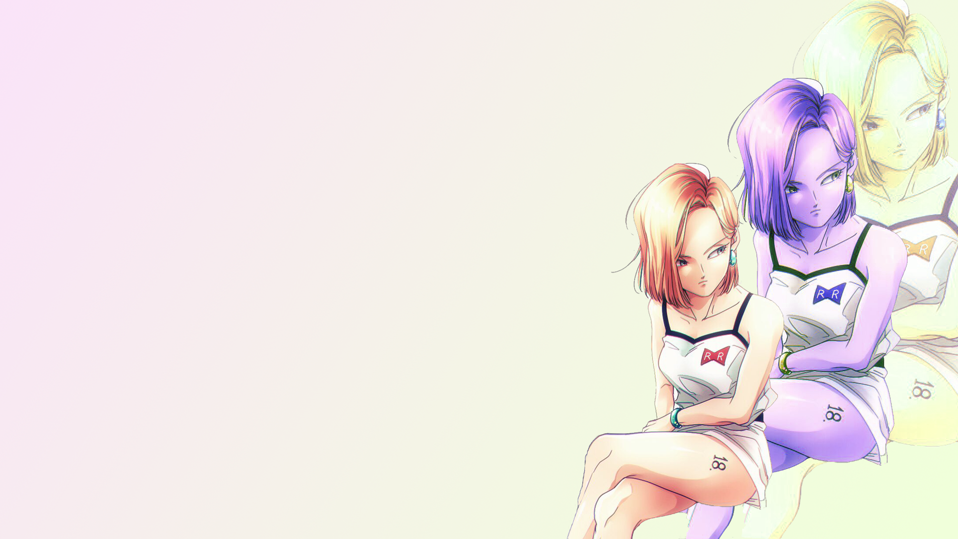 Desktop[dragon Ball Z] My Edit To A Popular Android - Android 18 , HD Wallpaper & Backgrounds