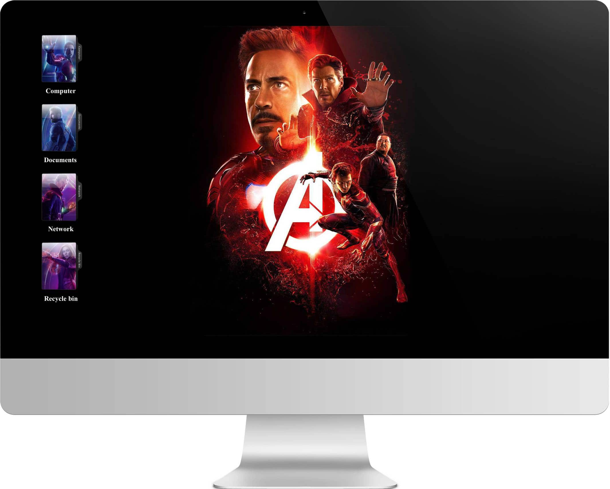 Endgame Windows 10 Theme - Infinity War Tony Stark , HD Wallpaper & Backgrounds