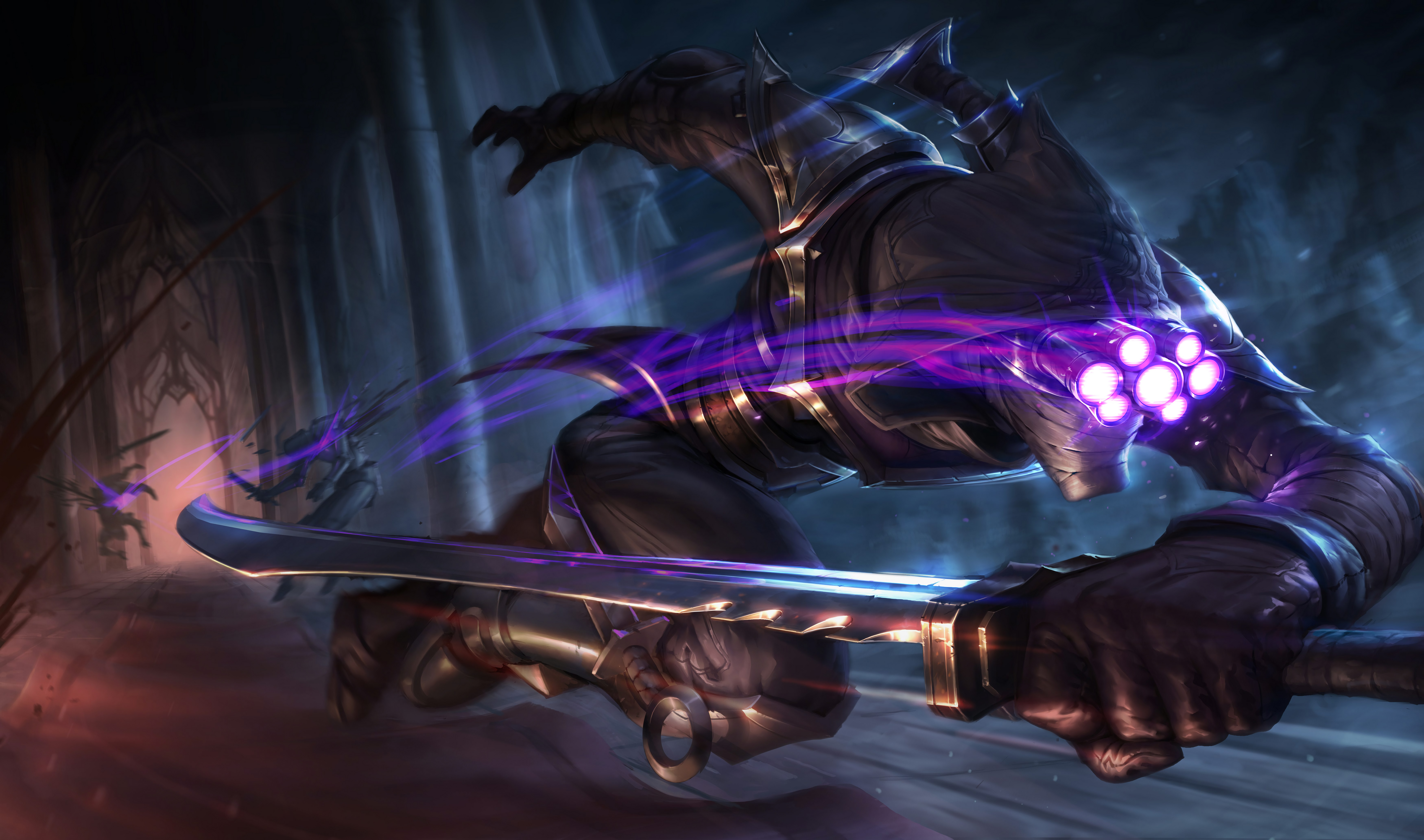 Assassin Master Yi Splash Art Hd 4k 6k Wallpaper Background Assassin Master Yi Splash Art Hd 4k 6k Wallpaper Background