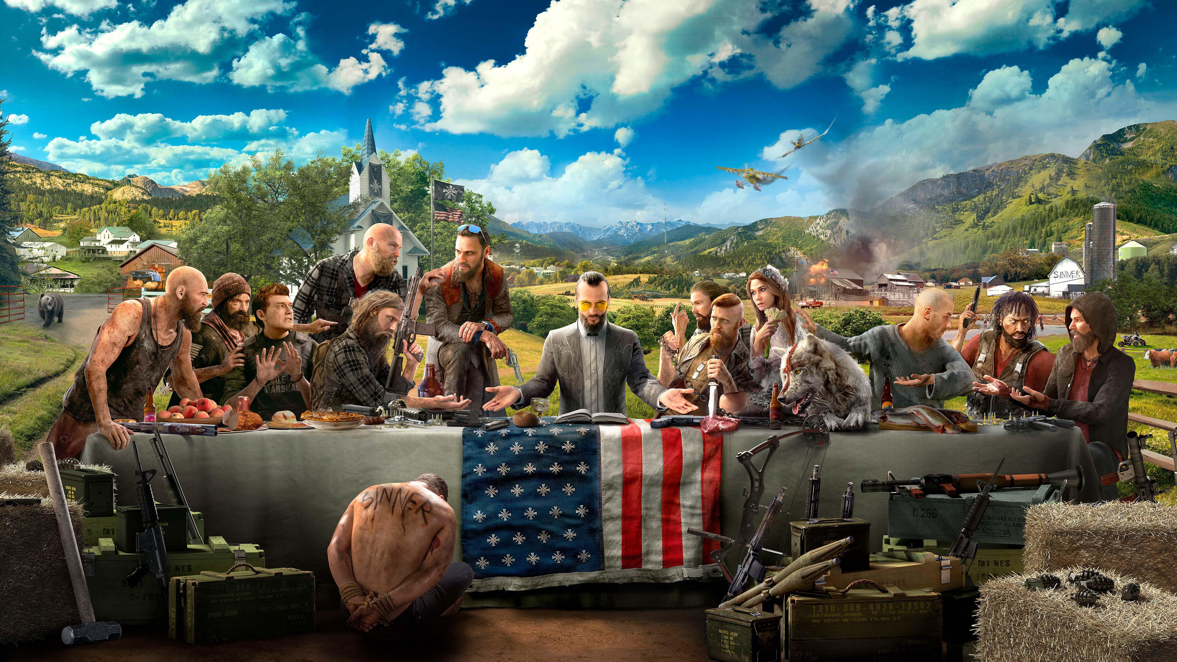4k Far Cry 5 Ps4 , HD Wallpaper & Backgrounds