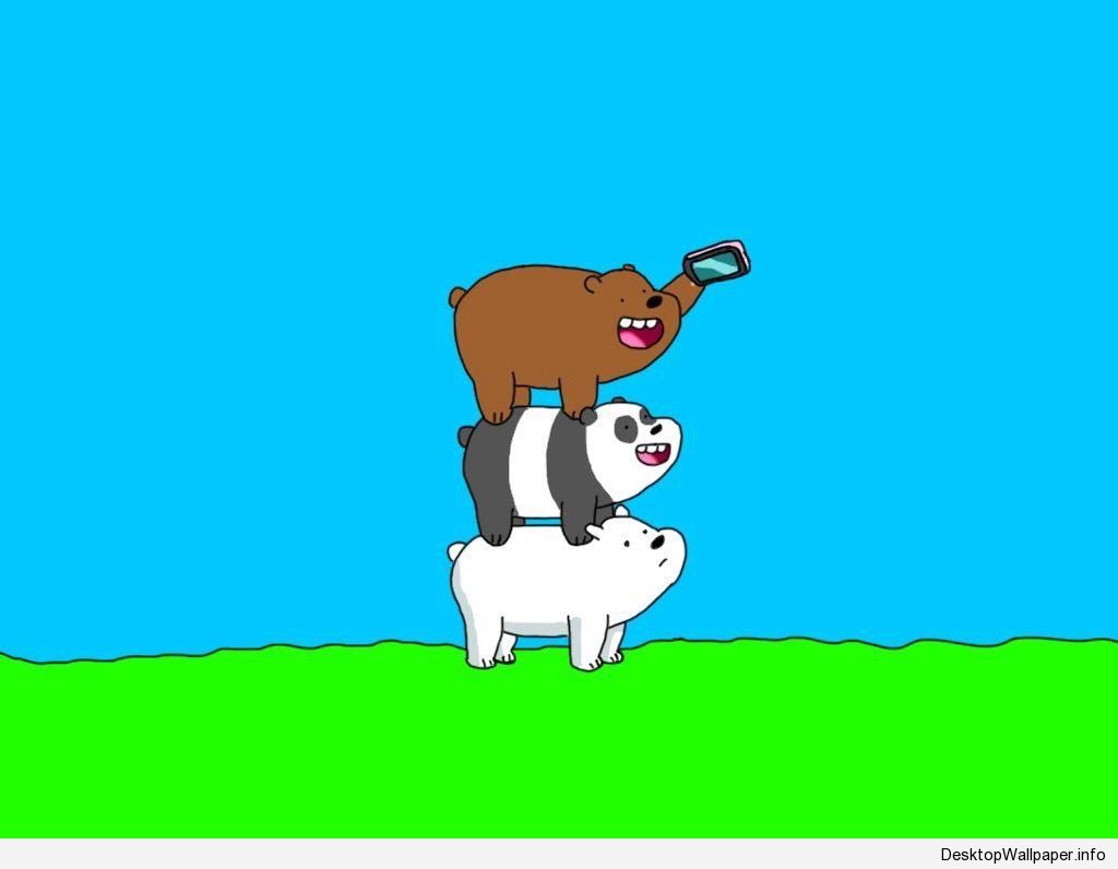 We Bare Bears Wallpaper - We Bare Bear Wallpaper For Laptop , HD Wallpaper & Backgrounds