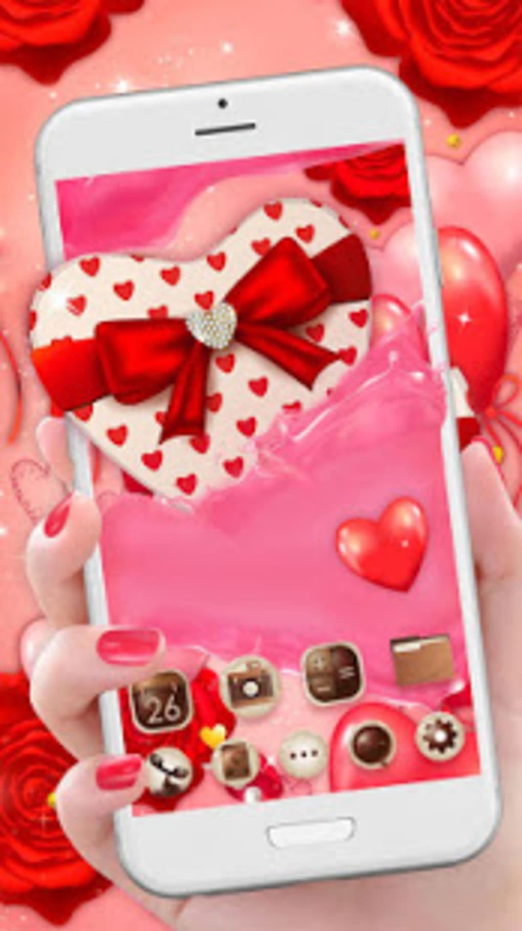 Gravity Love Chocolate Live Themes Hd Wallpapers - Heart , HD Wallpaper & Backgrounds