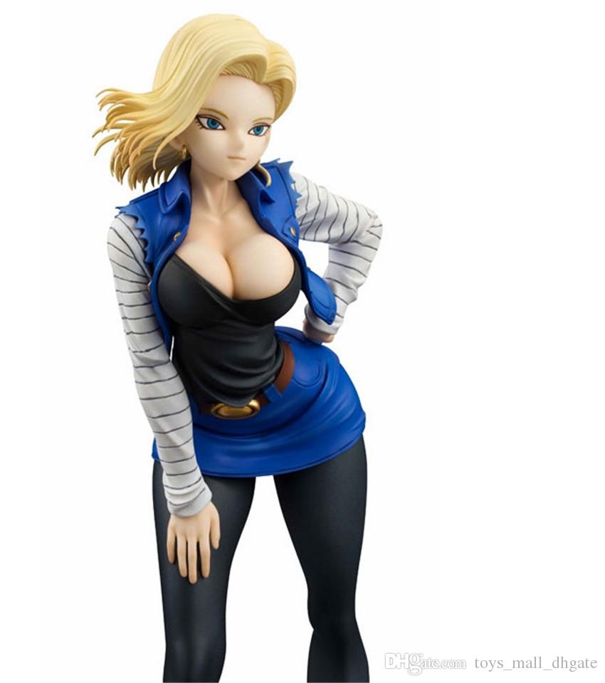 New Dragon Ball Z Android 18 Lazuli Sexy 19cm Pvc Action - Dragon Ball Super Androide 18 , HD Wallpaper & Backgrounds