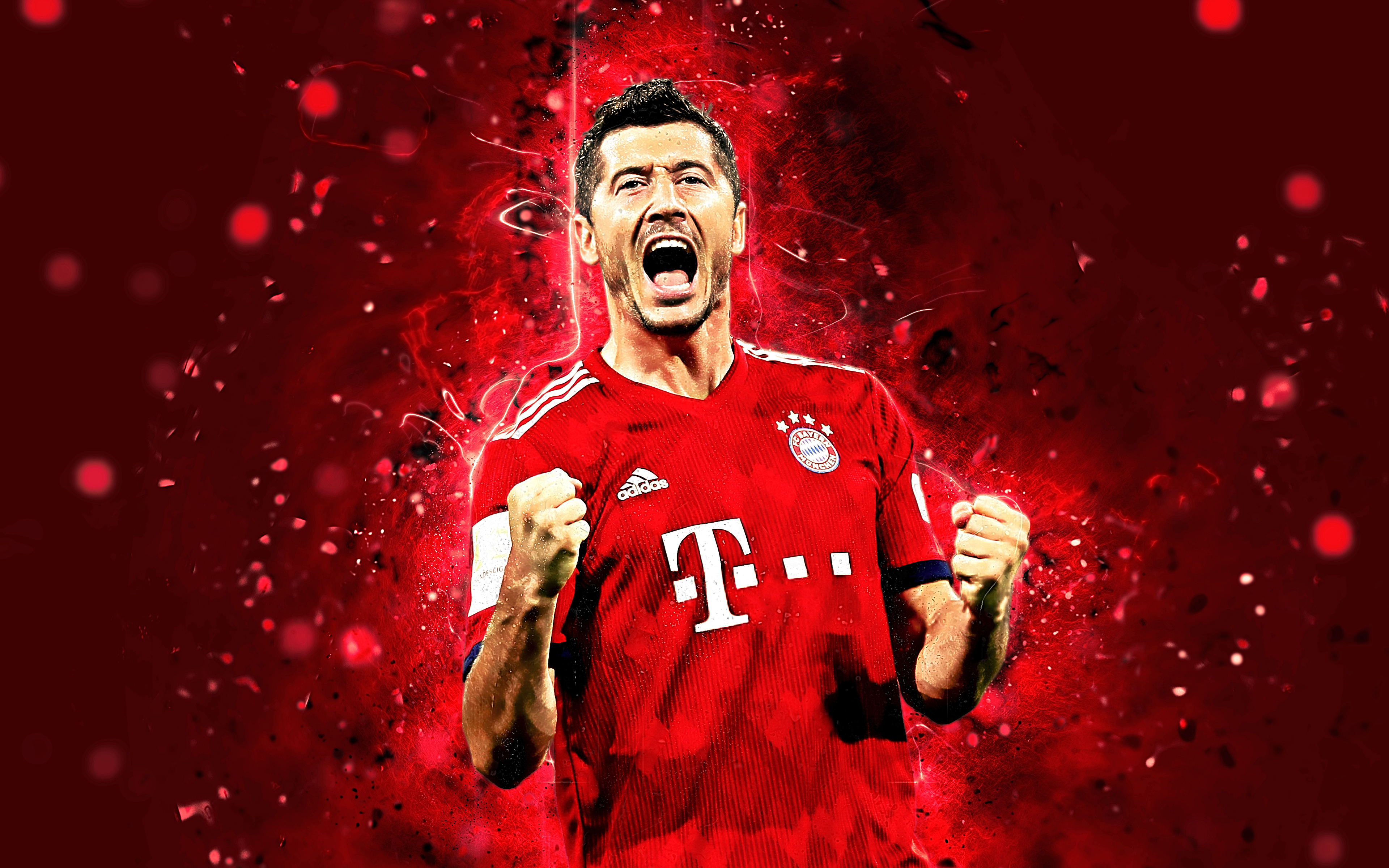 Robert Lewandowski - Bayern - Robert Lewandowski 4k , HD Wallpaper & Backgrounds