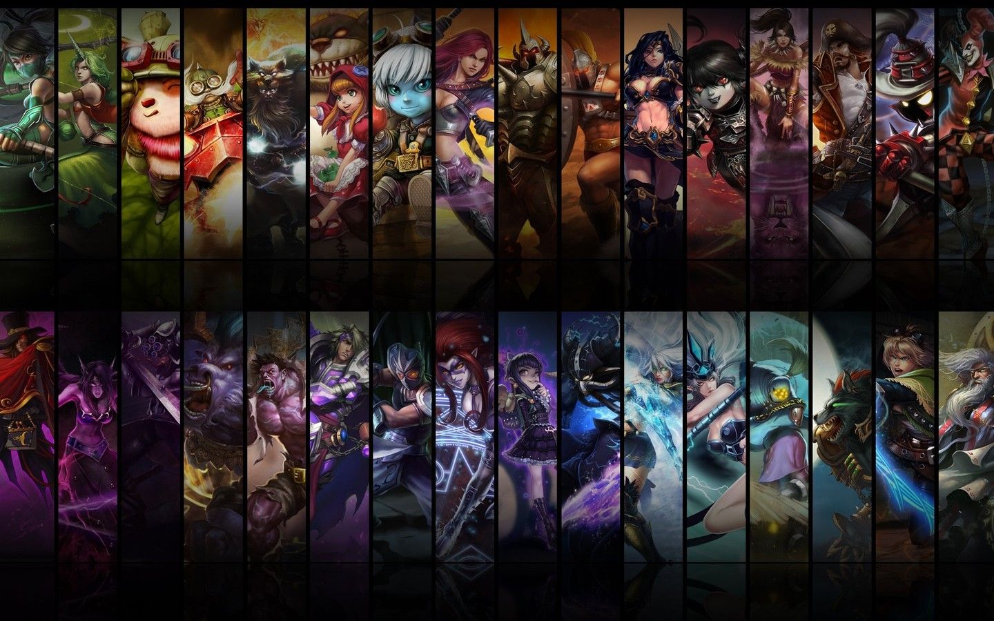 Photo Wallpaper Janna, Champions, Poppy, Master Yi, - League Of Legends 4 , HD Wallpaper & Backgrounds