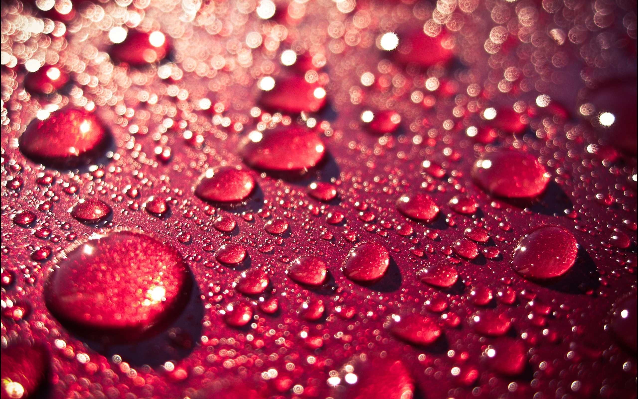 Back To 79 3d Water Drop Wallpapers - Red Drops Of Water , HD Wallpaper & Backgrounds