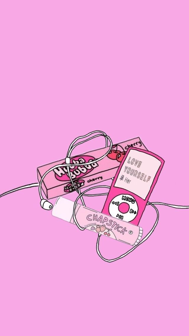 Bubble Gum - Kawaii Wallpapers Aesthetic Pink , HD Wallpaper & Backgrounds