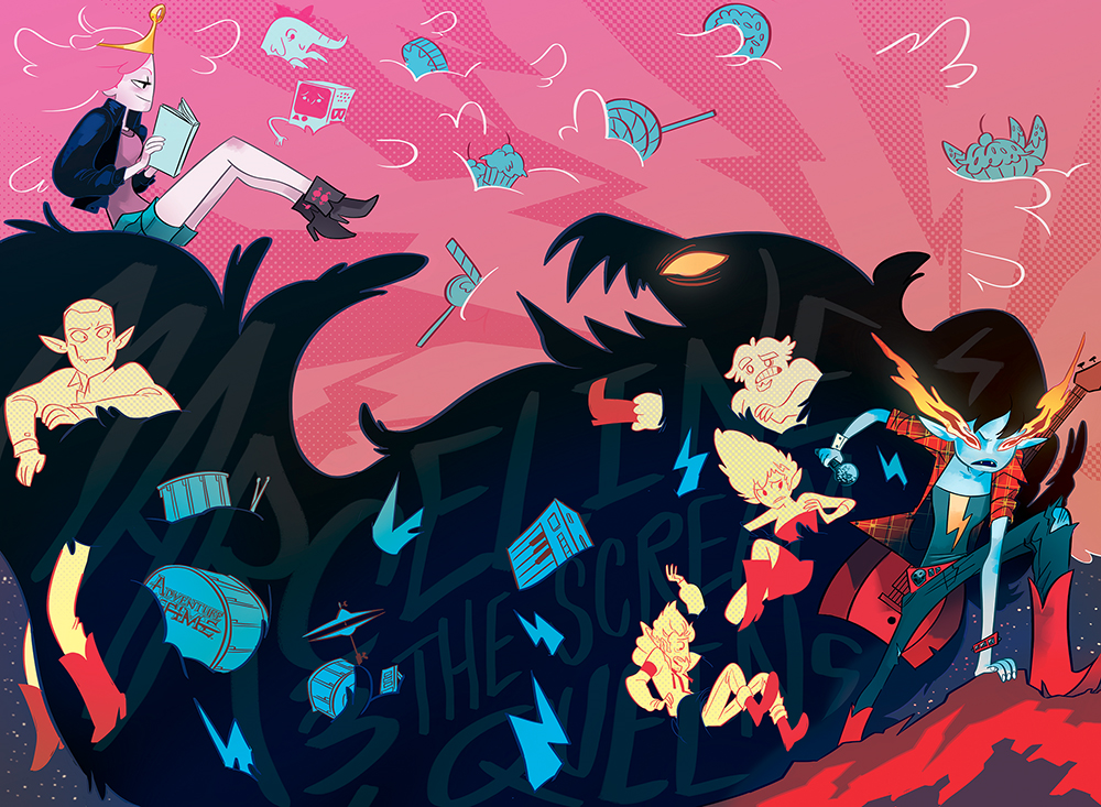 Adventure Time Bubbline Background , HD Wallpaper & Backgrounds
