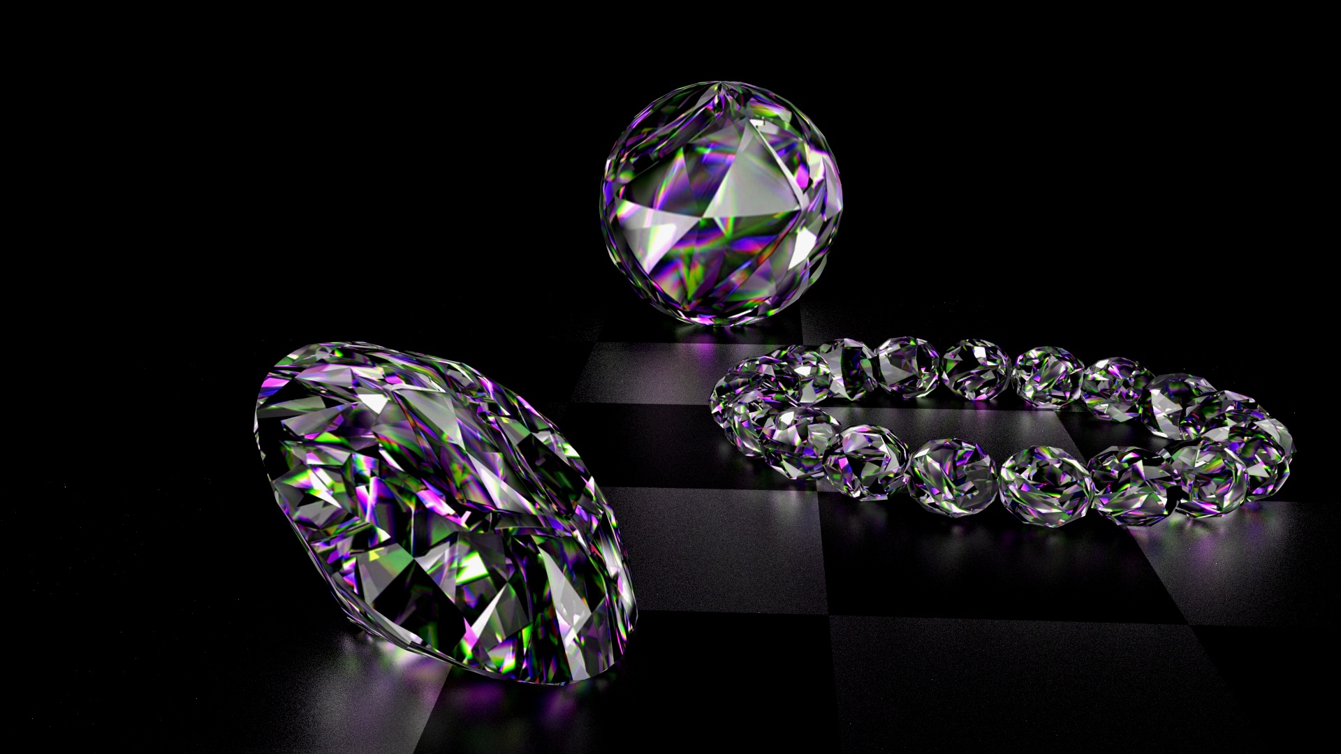 Diamond Necklace Ball Power Free Picture - Diamond , HD Wallpaper & Backgrounds