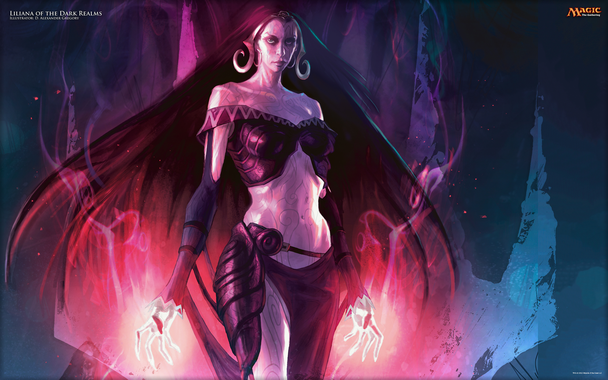 Wallpaper Of The Week - Liliana Of The Dark Realms , HD Wallpaper & Backgrounds