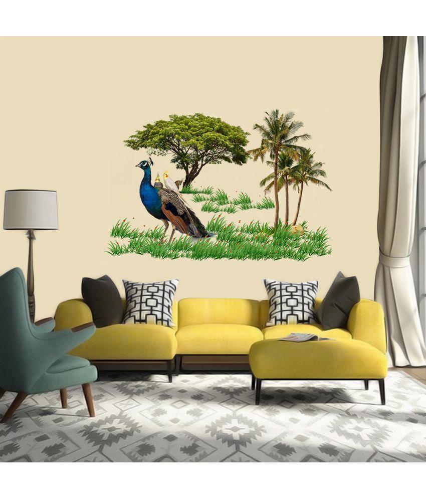 Mpro Tech Nature Peacock Wall Decals Hd Quality Stickers - Wall Stickers Hd , HD Wallpaper & Backgrounds