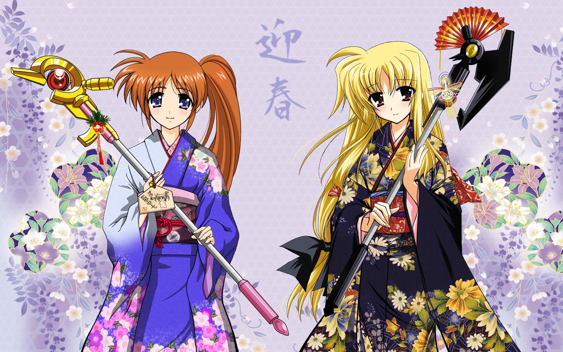 Magical Girl Lyrical Nanoha Strikers Wallpapers Hd - Fate Testarossa Wallpaper Hd , HD Wallpaper & Backgrounds