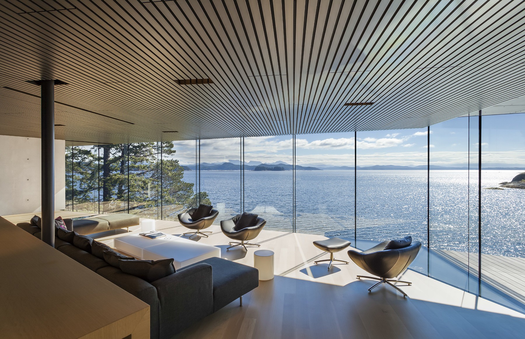 Far View, Sea, Window, Interior Design, 4k Hd Wallpaper - Patkau Architects Tula House , HD Wallpaper & Backgrounds
