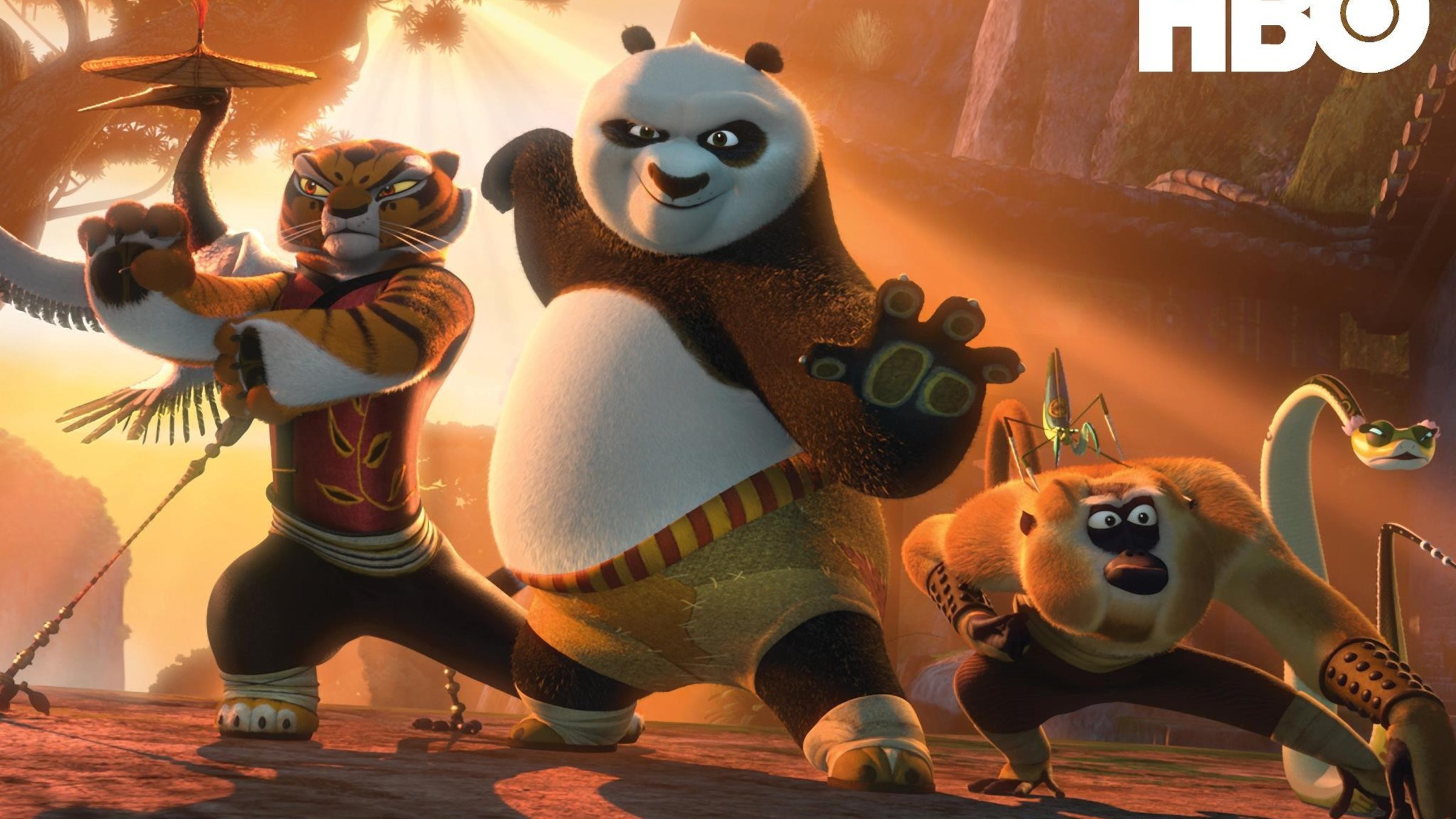 Artwork Kung Fu Panda Wallpaper - Tiger Kung Fu Panda 3 , HD Wallpaper & Backgrounds