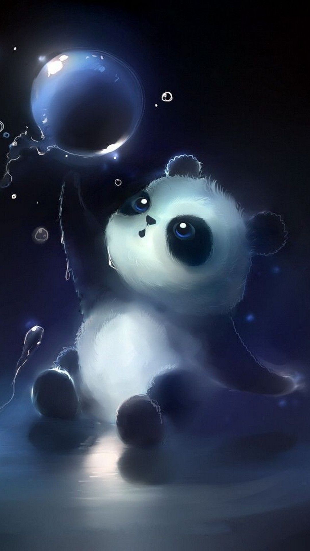 Android Wallpaper Hd Baby Panda - Cute Wallpaper Panda Anime , HD Wallpaper & Backgrounds