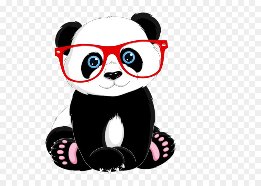 Great Giant Panda Cartoon Illustration Cute Panda Png - Cute Cartoon Panda Png , HD Wallpaper & Backgrounds