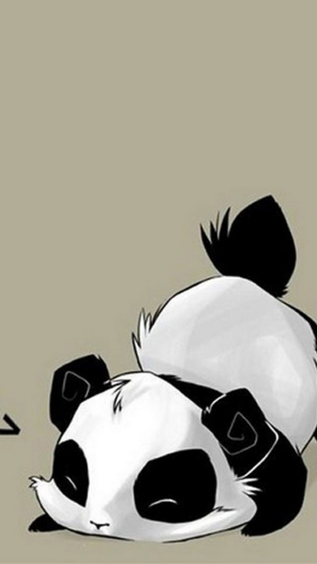 Cute Panda Wallpaper Iphone 6 Resolution - Cute Anime Panda , HD Wallpaper & Backgrounds