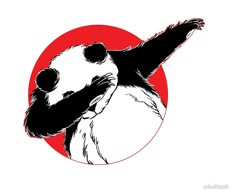 Panda - Panda Dab , HD Wallpaper & Backgrounds