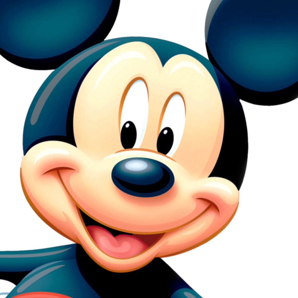 Baby Mickey Mouse Wallpaper Clipart Panda - Mickey Mouse Face 3d , HD Wallpaper & Backgrounds