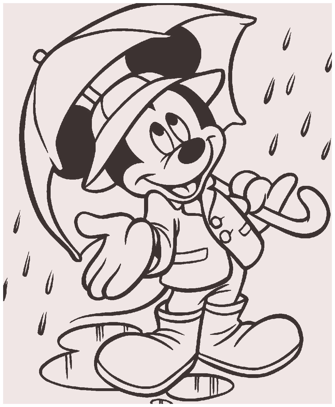 Mickey Mouse Coloring Pages Printables - Mickey Mouse Cartoons Drawings , HD Wallpaper & Backgrounds