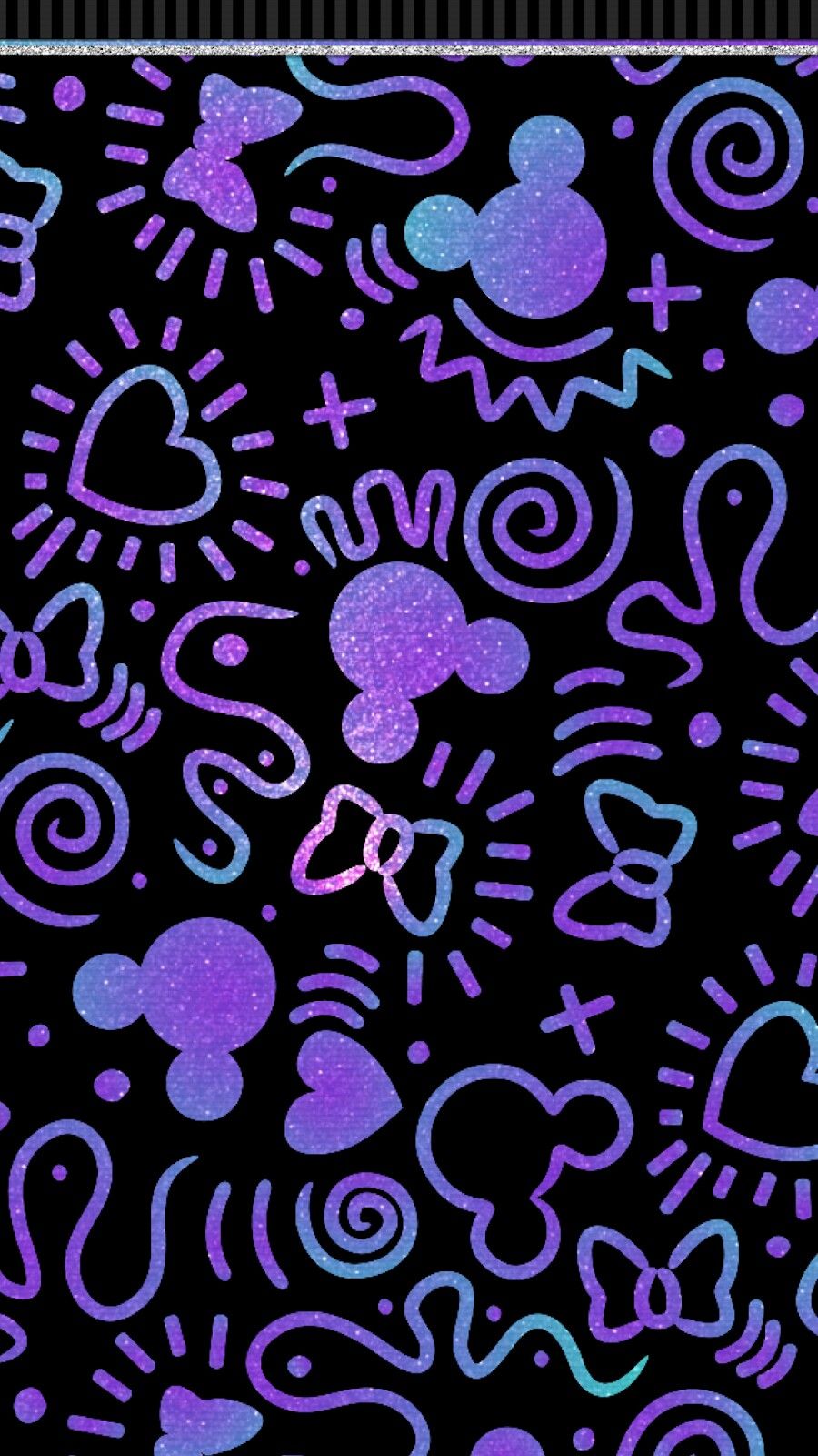 Iphone Glitter Minnie Mouse , HD Wallpaper & Backgrounds