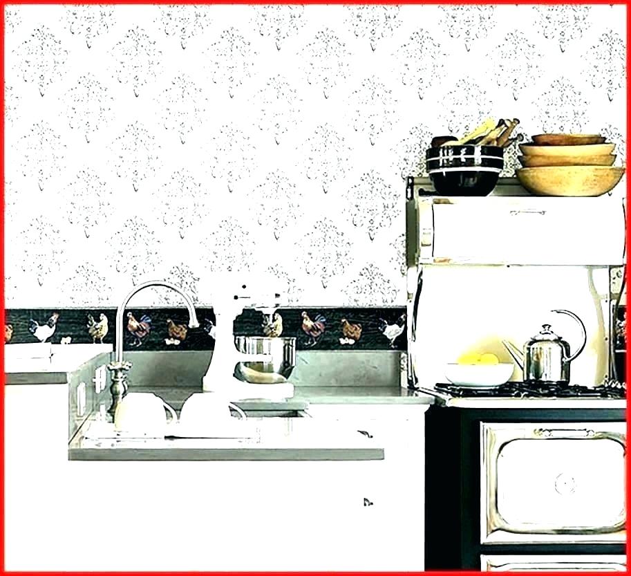 Country Kitchen Wallpaper Borders Border Ideas Best - Damask Wallpaper In Kitchen , HD Wallpaper & Backgrounds