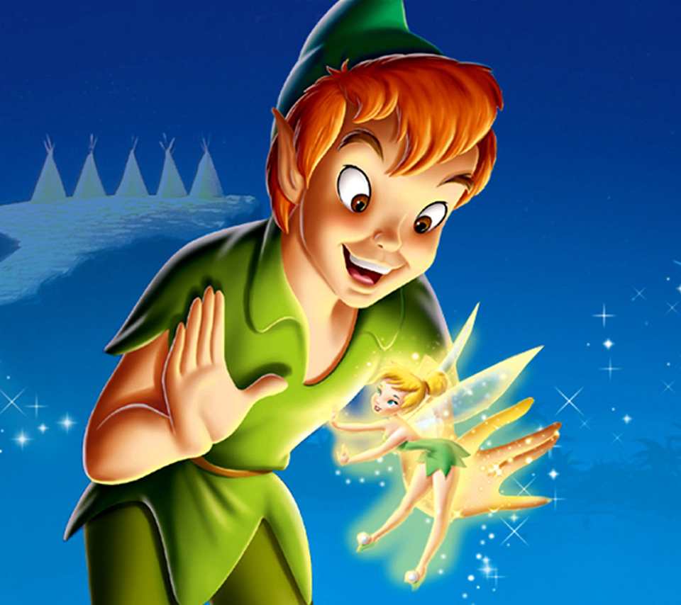 Tinkerbell Peter Pan - Peter Pan , HD Wallpaper & Backgrounds