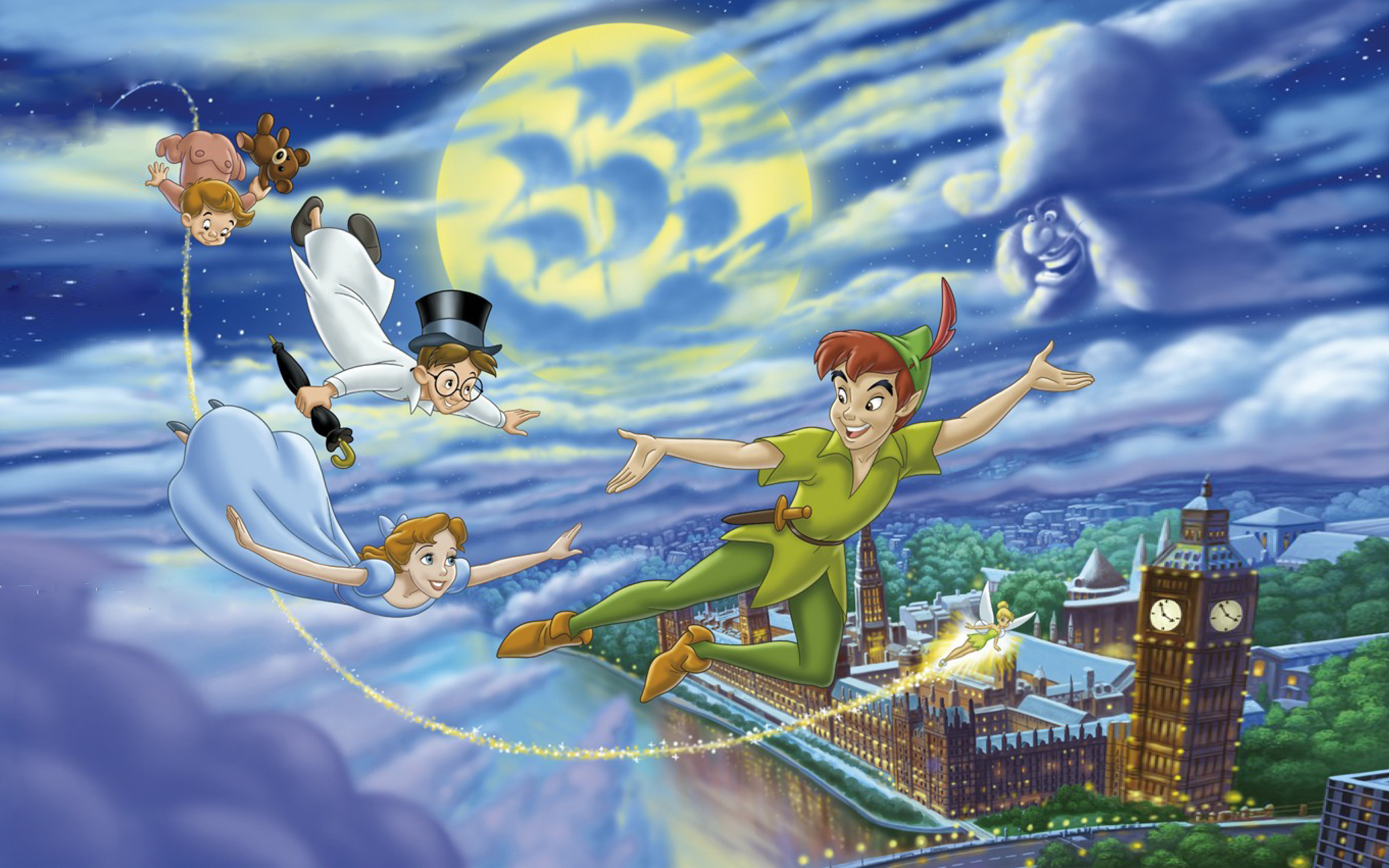 Download Original Resolution - Puzzle Disney Peter Pan , HD Wallpaper & Backgrounds