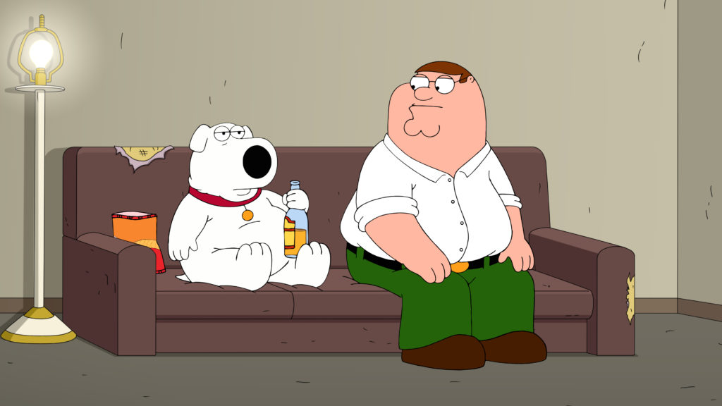 Biran Griffin Wallpapers And Peter Griffin - Family Guy Dead Dog Walking , HD Wallpaper & Backgrounds