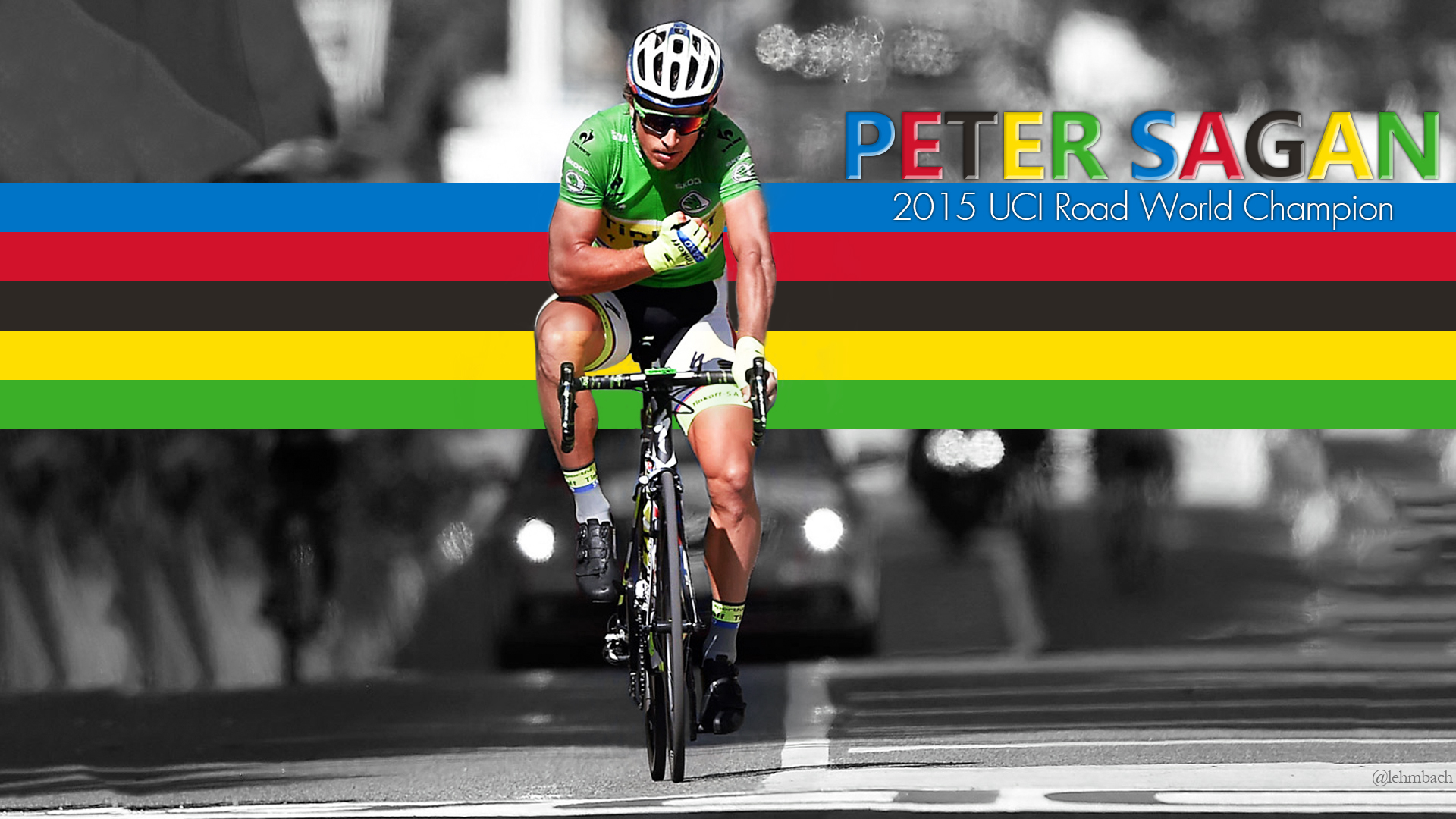 2015 Uci World Road Champion - Peter Sagan Wallpaper Hd , HD Wallpaper & Backgrounds