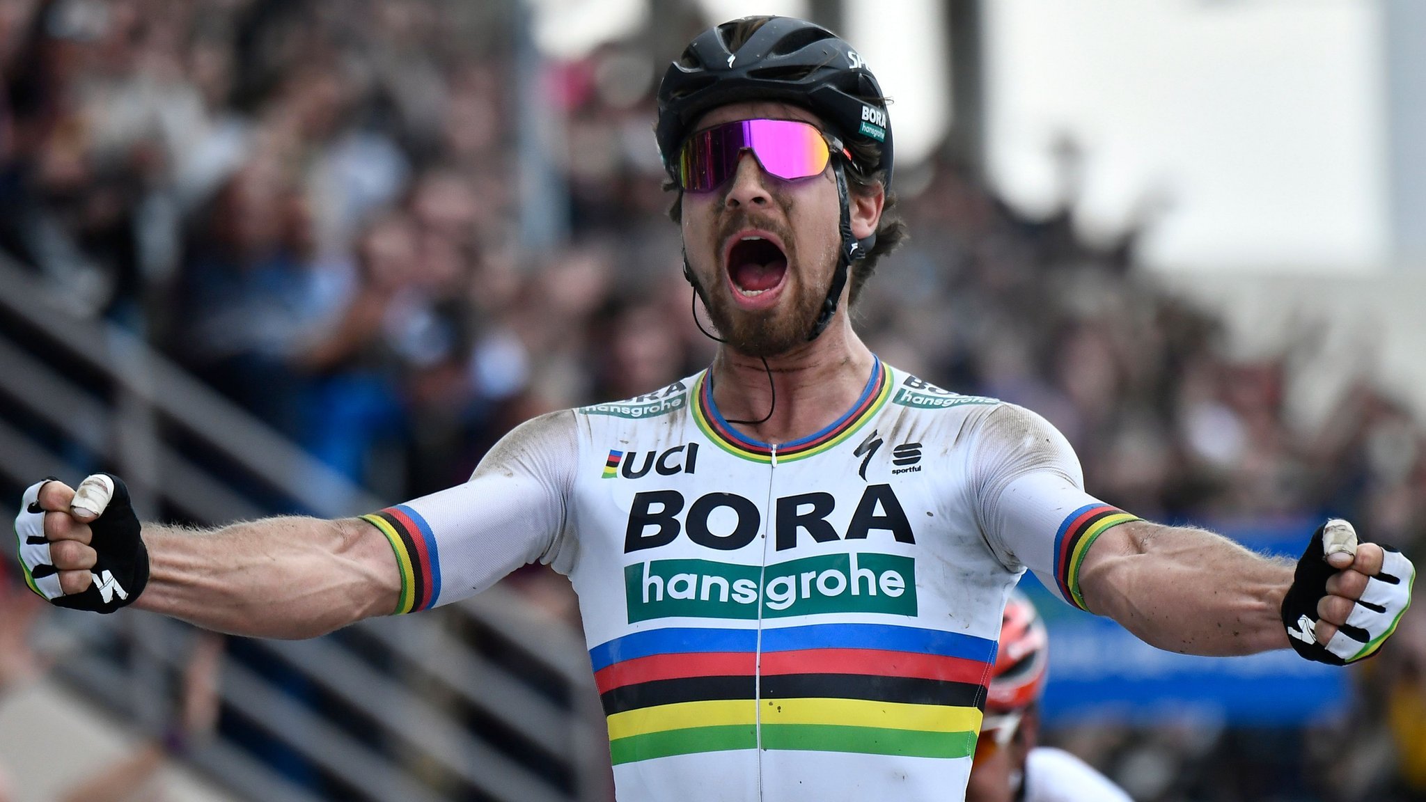 World Champion Peter Sagan Wins First Title Wnewsnetwork - Specialized Prevail 2 Sagan , HD Wallpaper & Backgrounds
