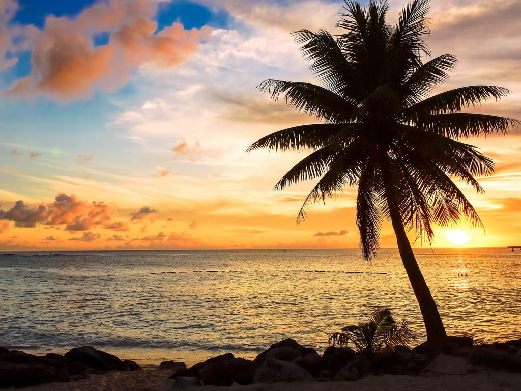 Mobile - Saipan Sunset , HD Wallpaper & Backgrounds