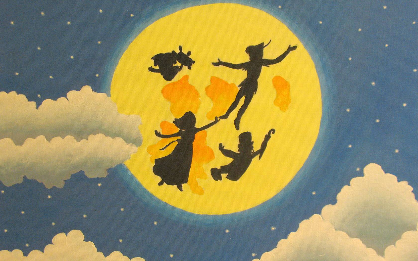 Take Me To Neverland Wallpaper - Peter Pan Neverland Cartoon , HD Wallpaper & Backgrounds