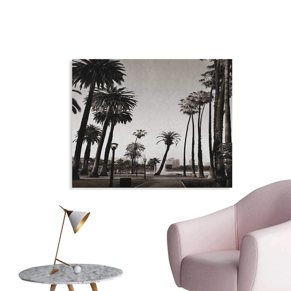 Anzhutwelve Palm Tree Wallpaper Los Angles Downtown - Wall Decal , HD Wallpaper & Backgrounds
