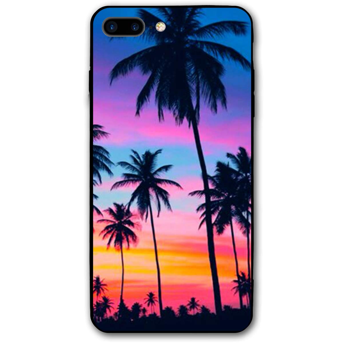 Maoytui Tropical Palm Tree Wallpaper Iphone 7 Plus - Ombre Painting With Palm Trees , HD Wallpaper & Backgrounds