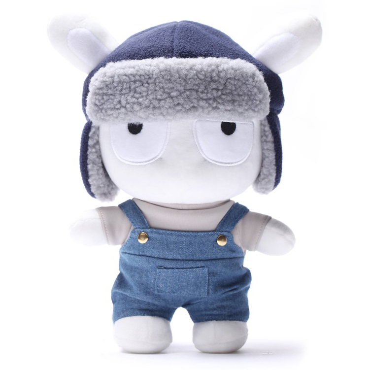 Plush Toy Boneka Xiaomi Mi Bunny Bib Version - Stuffed Toy , HD Wallpaper & Backgrounds